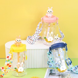 Kids Water Bottles Manufacturer - Custom Eco Friendly BPA Free Portable Plastic Tritan Sport with Straw