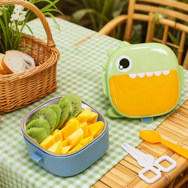 Insulated Lunch Bowl Set Manufacturer - Plastic Stainless Steel Food Warmer Bento with Lid Spoon