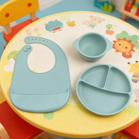 Baby Feeding Spoon Manufacturer - Pink Silicone Easy-to-Grasp Infant Clean Tools for Fruit Mud and More