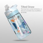 Sports Water Bottle Manufacturer - OEM BPA-Free 450ml Tritan Plastic with Straw Lid for Cycling Camping