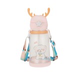 Children Water Bottle - Leak Resistant Straw