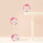 Straw Milk Bottle - Drop Resistant Handle