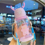 Children Water Bottle - Leak Resistant Straw