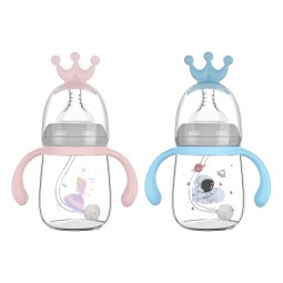 Baby Feeding Bottle - Crown PP Plastic