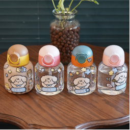 Plastic Water Bottle - Colorful Cartoon