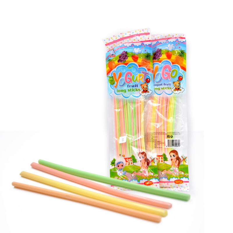 Wholesale Custom Halal Yogurt Long Cc Stick Candy