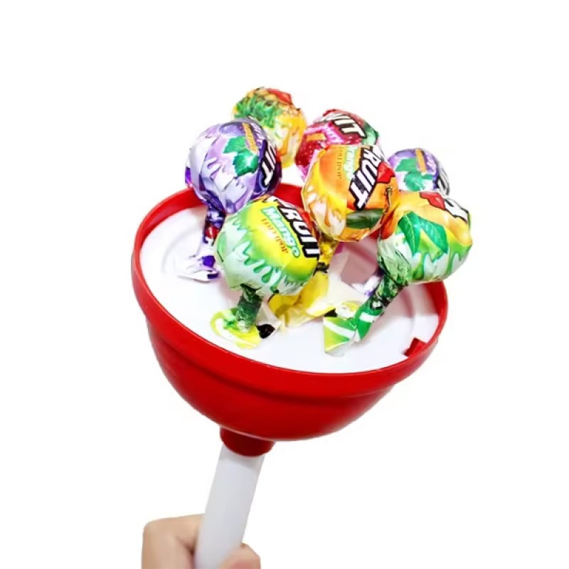 Wholesale Custom Sweet Fruit Assorted Lollipops Candy
