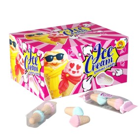 OEM 3d迷你冰淇淋形状棉花糖软糖