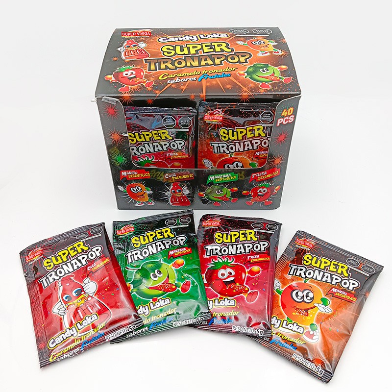 Wholesale Assorted Fruity Super Sour Magic Popping Candy