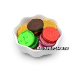 批发自定义私人标签清真巧克力金币