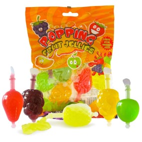 OEM Colorful Cute Fruit Shape Yummy Snack Juice Fruit Jelly Candy