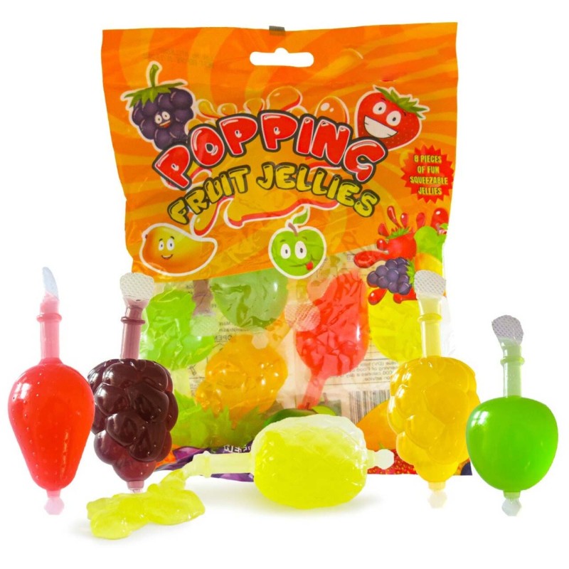 OEM Colorful Cute Fruit Shape Yummy Snack Juice Fruit Jelly Candy