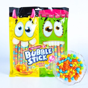 Wholesale Custom Assorted Mix Fruit Flavor Bubble Stick Bubble Chewing Gum Candy