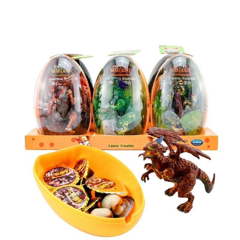 Wholesale Custom Surprise Dinosaur Chocolate Egg With Toy