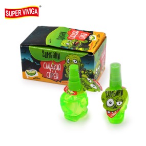 Skull Shape Sweet Sour Liquid Spray Candy