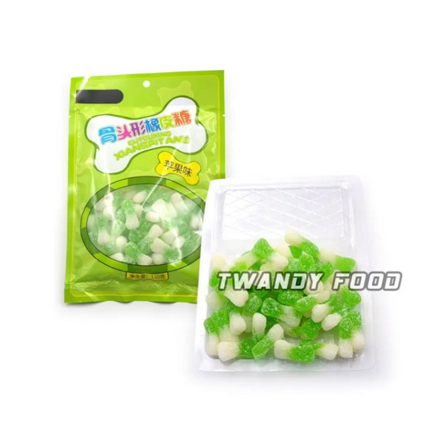 苹果味小狗骨形甜软糖