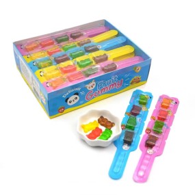 Wholesale Custom Colorful Sweet Fruit Soft Gummy Lollipops