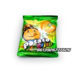 Superviviga圆形脆皮薄蔬菜玉米味土豆饼干饼干