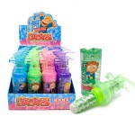 China Shantou Colorful Fire Extinguisher Shape Rotating Sweet Fruity Hard Candy Toy With Kids