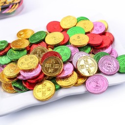 批发自定义私人标签清真巧克力金币