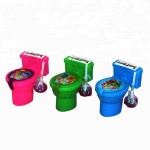 Wholesale Custom Sour Powder New Potty Toilet Toy Candy With Lollipops