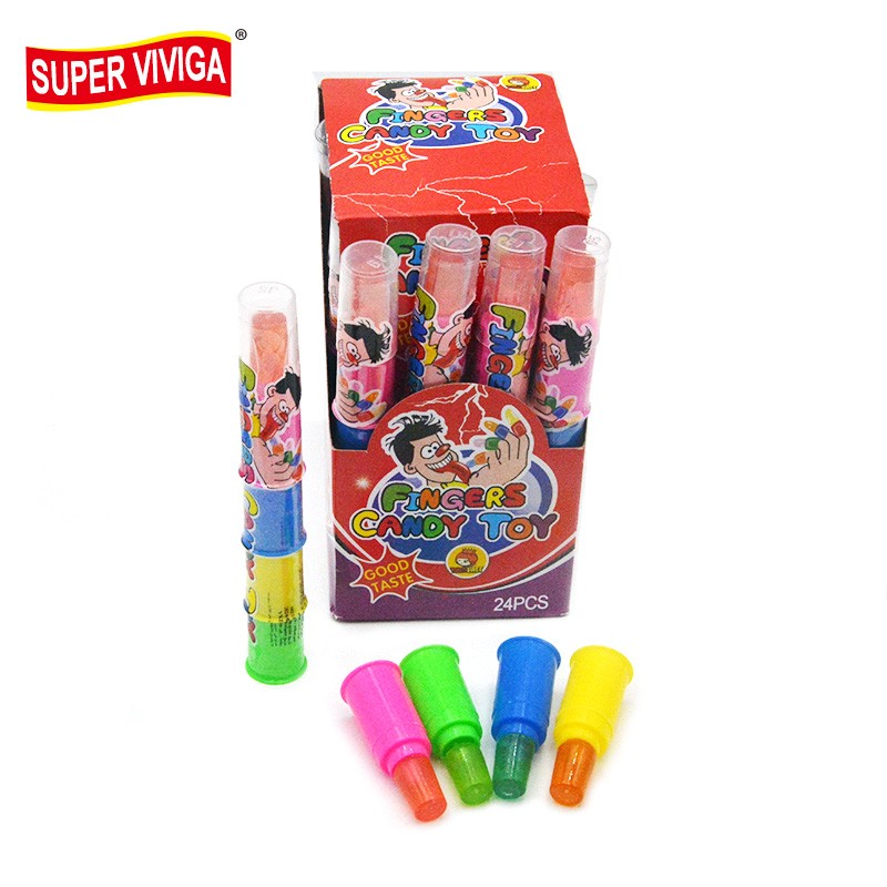 OEM Colorful Funny Finger Shape Hard Candy Toys Sweet