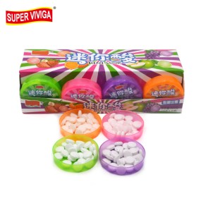 Superviviga Wholesale Custom Mini Sour Fruity Candy Tablet