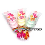 批发自定义清真心形棒棒糖棉花糖