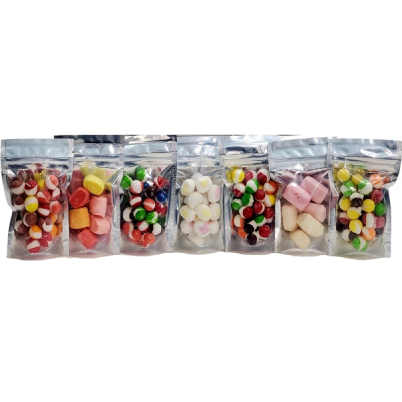 Wholesale Custom Colorful Sweet Sour Fruit Favour Chewy Dry Freeze Ried Candy