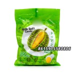 批发定制榴莲味牛奶耐嚼软糖