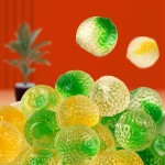 批发定制甜水果剥皮软糖