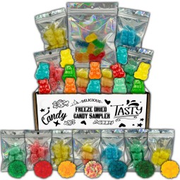 批发定制各种水果味甜酸冻干熊软糖