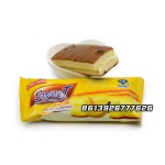 批发休闲食品香蕉风味奶油瑞士卷蛋糕