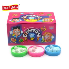 Sweet Mix Fruit Flavor Sour Powder Chewing Gum Candy