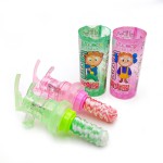 China Shantou Colorful Fire Extinguisher Shape Rotating Sweet Fruity Hard Candy Toy With Kids
