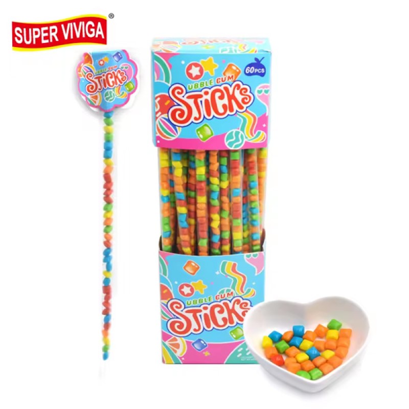 Wholesale Custom Fruity Pillow Shape Fruity Chewing Bubble Gum