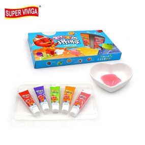 Mini Toothbrush Toothpaste Shape Mix Fruit Jam Gummy Soft Candy