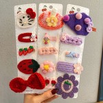 Wool Hair Clip - Autumn Winter Animal Design