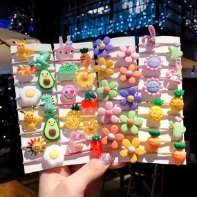Korean Hair Ties - Fruit Animal Elastic Set Factory