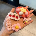 Wool Hair Clip - Autumn Winter Animal Design