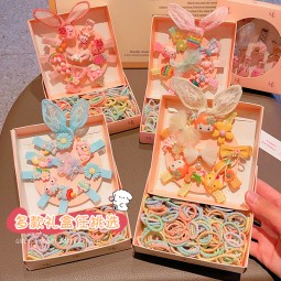 Fabric Hair Set - 110pcs Bow Flower Clips