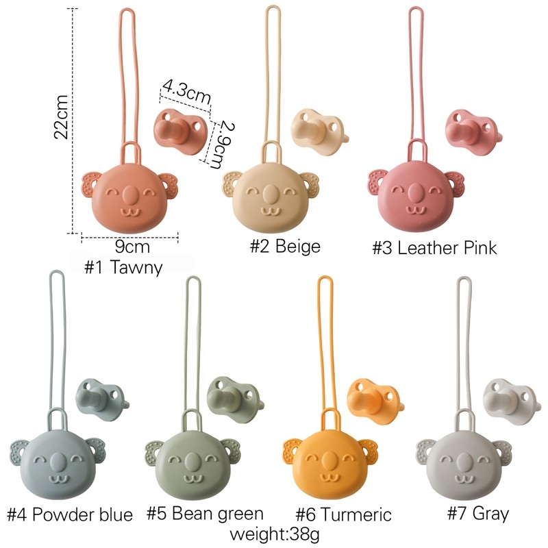 Baby Pacifier Organizer Manufacturer - Silicone Storage Pocket Bag Portable BPA Free PVC Free 1-2 Years