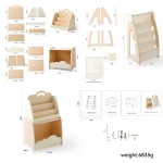 Children's Storage Table Manufacturer - with Bookshelf Combination Design to Foster Happy Habits