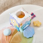 Baby Sensory Toy Manufacturer - CE Certified Tissue Box Soft Fabric Quiet with Mirror Montessori