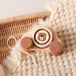 Wooden Rainbow Car Toy Manufacturer - Unisex Montessori Handmade Ball Custom Logo Bag Packaging Educational