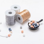 Satin Silk Cord Rolls Manufacturer - 75M for DIY Baby Teething Necklace
