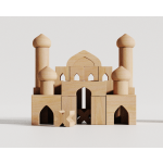 Wooden Mosque Playhouse Set Manufacturer - Modern Construction Toy with 40 Pieces Educational Historical Buildings DIY