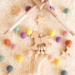 Baby Mobile Toy Manufacturer - Trojan Horse Style Tassel-Hanging with Bed Bell for Infant Room Decor