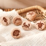 Wooden Drawer Knobs Manufacturer - Hot with Various Patterns Unisex Educational Toys for Kids 2-4 Years