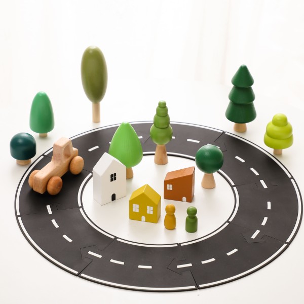 Wooden Ornaments Manufacturer - OEM Modern Forest Tree Home Decor Gift for Christmas Desktop